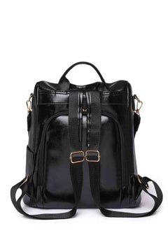 Adjustable shoulder straps on Marcy women's travel backpack