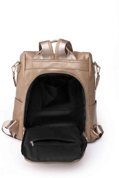 Marcy backpack interior compartments and zippered pockets