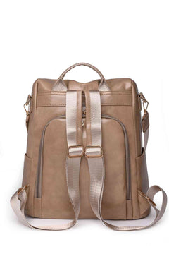 Adjustable shoulder straps on Marcy women's travel backpack