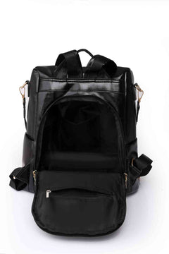 Marcy backpack interior compartments and zippered pockets