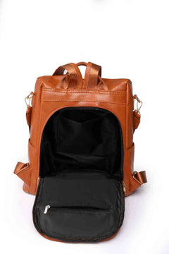 Marcy backpack interior compartments and zippered pockets